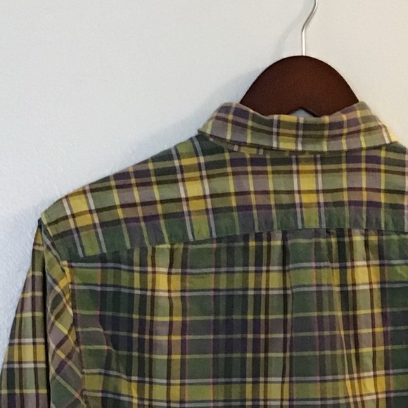 J. Crew | Long Sleeve Madras Button Down | Classic Fit | Size Medium - Picture 3 of 3